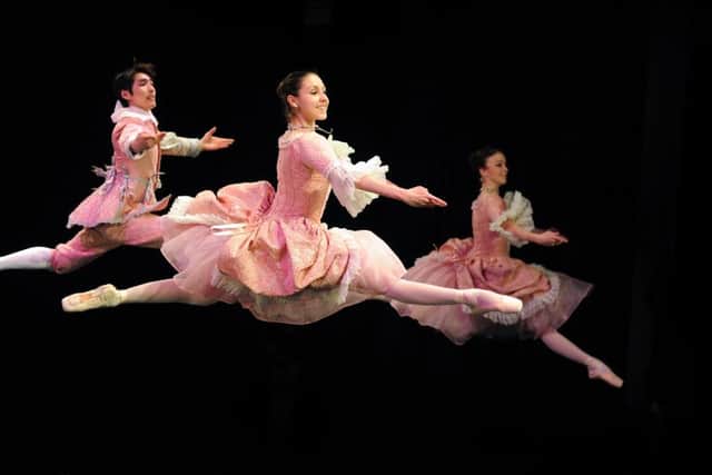 Dancers from the Northern Ballet, Leeds, perform a scene from the 'Nutcracker'....30th March 2011 Picture By Simon Hulme