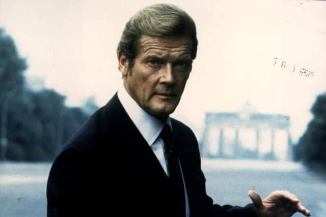 Sir Roger Moore in his Bond heyday