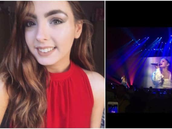 Chloe Smith, of Scarborough, has spoken of her experience after a bomb was detonated at an Ariana Grande concert.