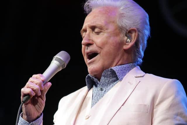 Headliner Tony Christie singing the praises of Wentworth Music Festival. Photos: Glenn Ashley