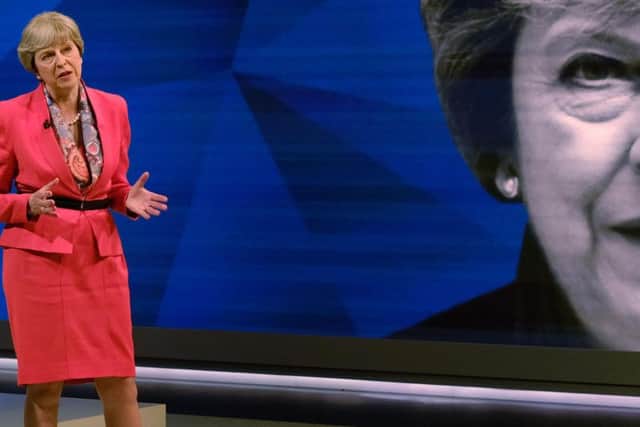 Prime Minister Theresa May appears on a joint Channel 4 and Sky News general election programme recorded at Sky studios last night.