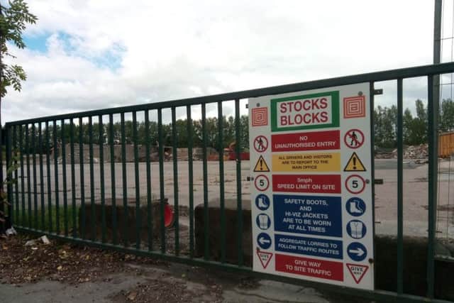 Emergency services were called to the old Stocks Bricks site in Garforth.