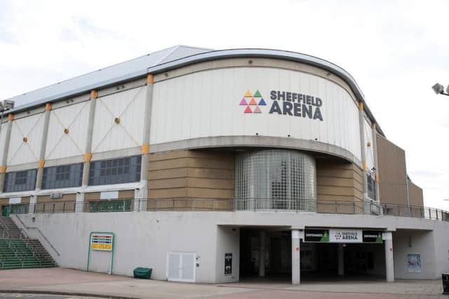 Strict security measures are in place at Sheffield Arena today