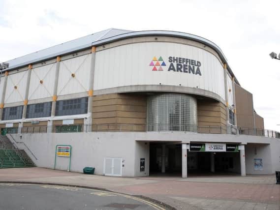 Strict security measures are in place at Sheffield Arena today