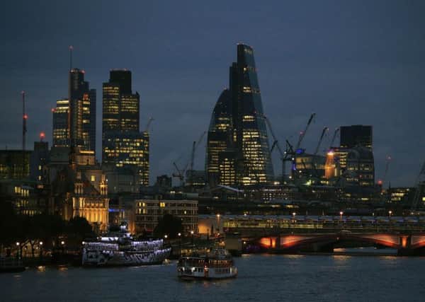 The City of London skyline at dusk. Carclo has published its full year results. Photo:  Jonathan Brady/PA Wire