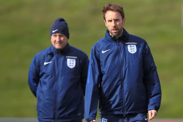 England manager Gareth Southgate, above right. Picture: Mike Egerton/PA