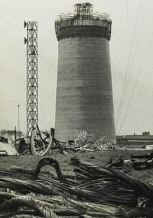 Building of the new Emley Moor mast 2 feb 1970