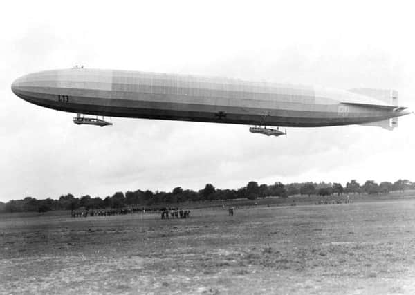 German Naval Airship L13 which carried out raids over Midlands and Yorkshire 1916: Zeppelin L13 was brought into commission in August 1915 and was commanded by Kapitan-Leutnant Mathy, the Zeppelin 'ace'. Mathy and his crew perished in 1916 when L31 was shot down by Captain Tempest over Potters Bar.