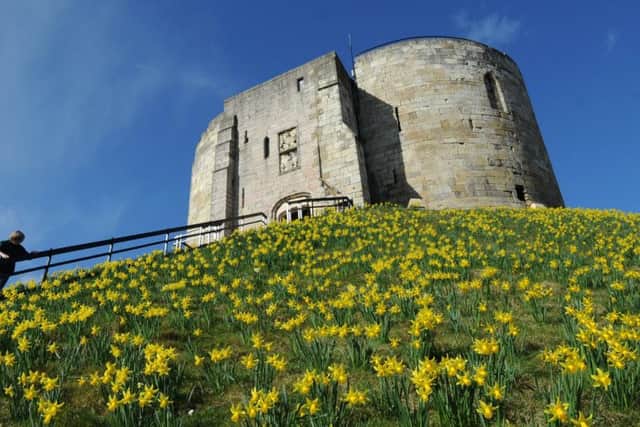 Clifford's Tower in York.