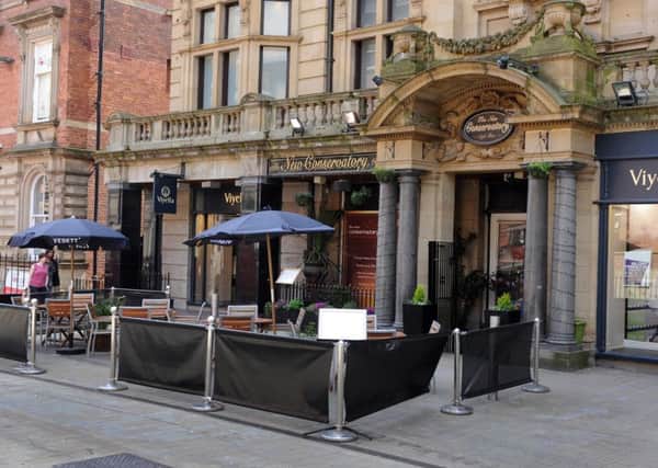 New Conservatory Bar, in Albion Place, Leeds