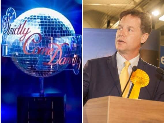 Is Nick Clegg in line to lift the famous Glitterball trophy?