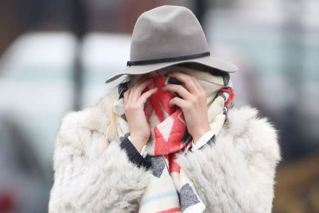 Rochelle McEwan hides her face after leaving Leeds Magistrates' Court back in 2016. Picture: Ross Parry