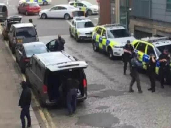 The terror raid in Kelham Island.