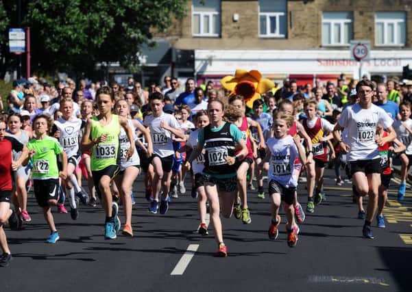 Pudsey 10K. Start of the family run.
18th June 2017.
Picture Jonathan Gawthorpe