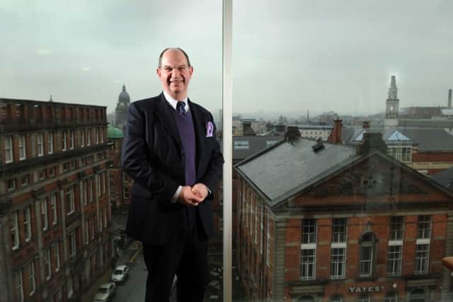 Edward Ziff, Chairman and CEO Town Centre Securities, in his Office overlooking Leeds. 18 March 2013.
Picture Bruce Rollinson