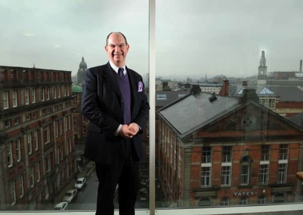 Edward Ziff, Chairman and CEO Town Centre Securities, in his Office overlooking Leeds.   18 March 2013.
Picture Bruce Rollinson