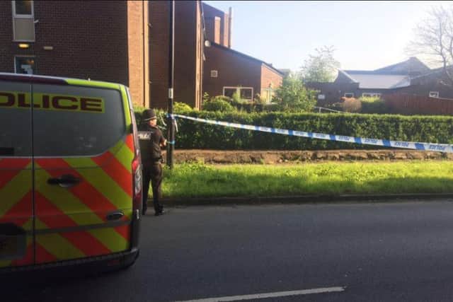 A man was stabbed outside a Sheffield pub