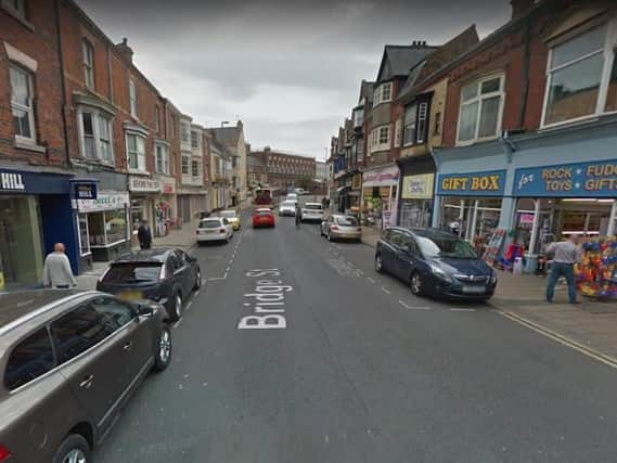 The incident took place in Bridge Street, Bridlington. Credit: Google