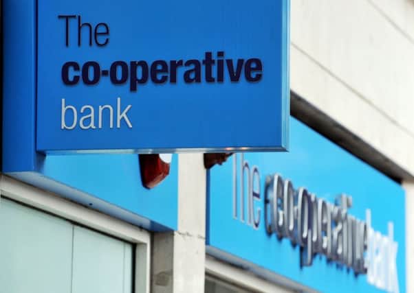 File photo of a Co-operative Bank sign . Photo:  Nick Ansell/PA Wire