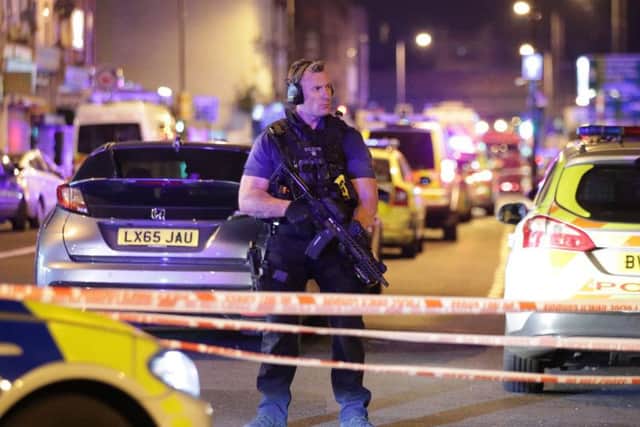 The scene of the attack