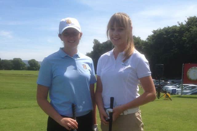 Woodsome Hall's Nicola Slater, right, made a winning Match Week debut for Yorkshire.