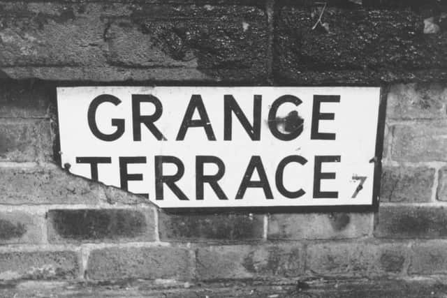 1987: A street sign in Chapeltown.