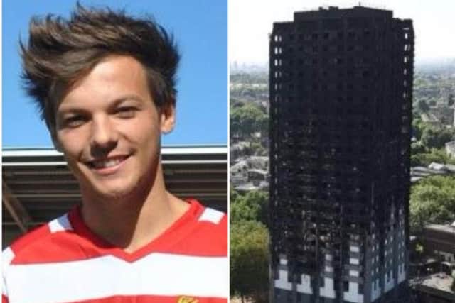 Louis Tomlinson is among the stars who have contributed to the Grenfell Tower single.