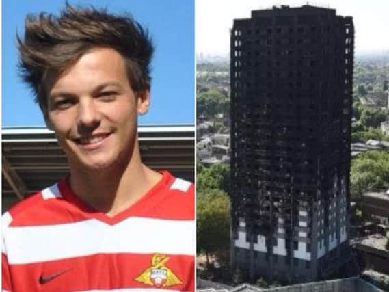 Louis Tomlinson is among the stars who have contributed to the Grenfell Tower single.