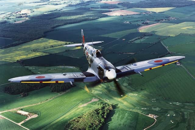 A Spitfire will now fly over Doncaster instead of a Lancaster Bomber.