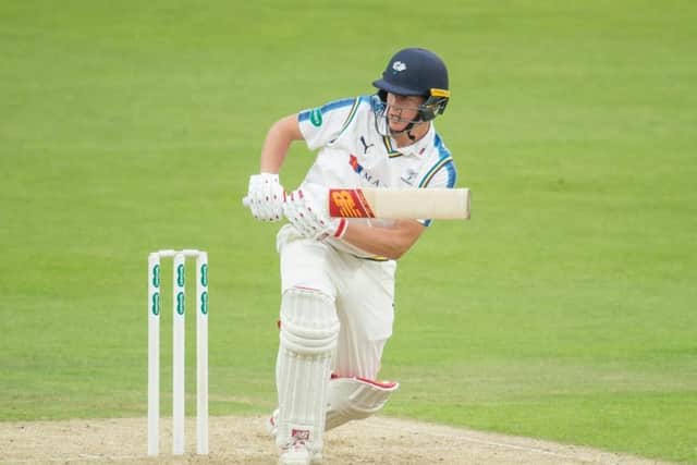 Yorkshire captain Gary Ballance in action.