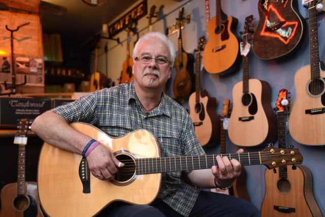 Doncaster man Stuart Palmer is an expert on all things guitar