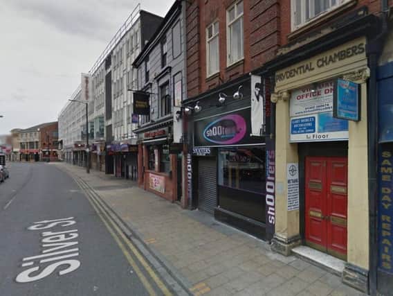 The alleged rape happened at Shooters Bar in Silver Street on June 25