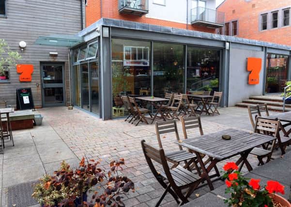Seven, an independent art space with cafe/bar  Chapel Allerton, Leeds