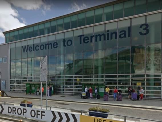 Manchester Airport's Terminal 3 has now been reopened following an earlier bomb scare. Google Street View