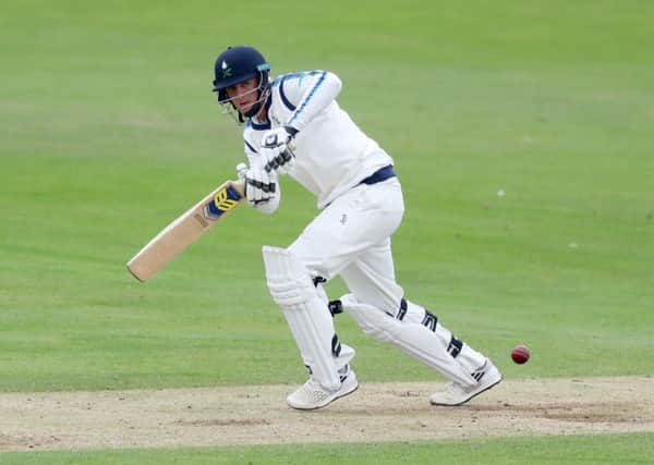 Yorkshire's Tom Kohler-Cadmore, in action against Somerset earlier this week in the County Championship at Scarborough. Picture: Simon Cooper/PA