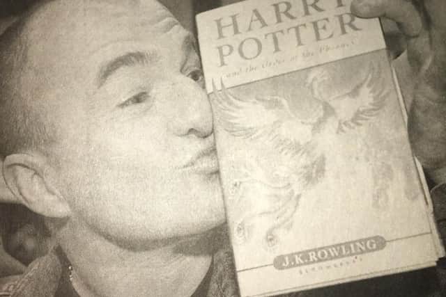 Mike Salt was delighted with his new book from Waterstones.