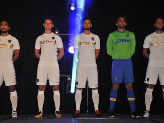 The new kits were unveiled at Elland Road