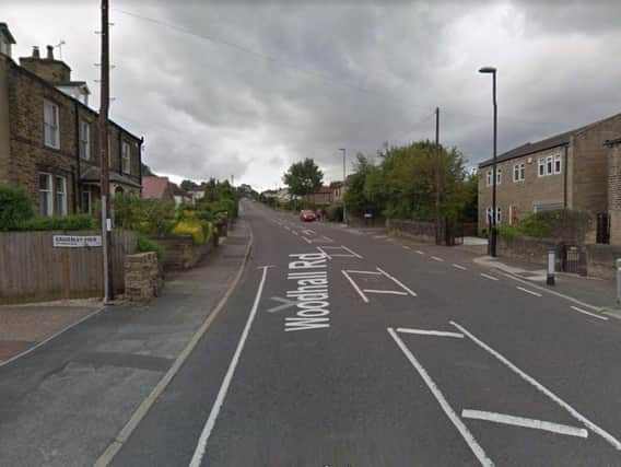The car was seen in Woodhall Road in Calverley, near the the junction with Oastler Road. Picture: Google