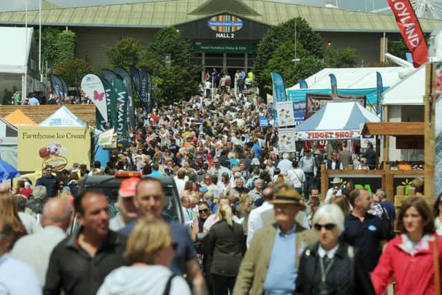 Huge crowd numbers at The Great Yorkshire Show today