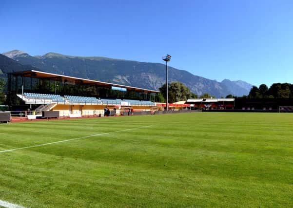 Silberstadt Arena in Schwaz, where Leeds United are due to play Borussia MÃ¶nchengladbach on Thursday.