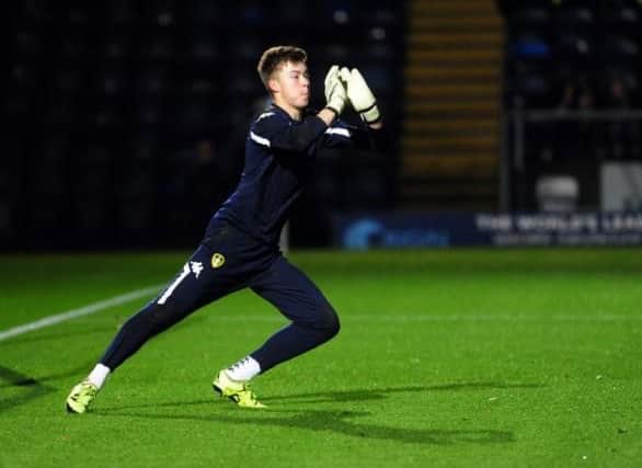 Leeds United goalkeeper Bailey Peacock-Farrell