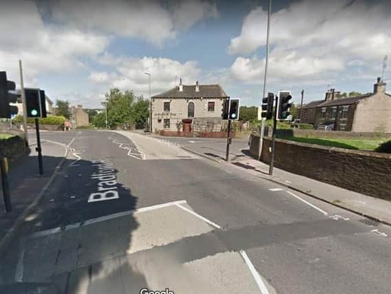 Bradford Road near the Wyke Lane junction. Image: Google