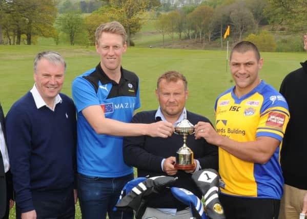 Up for the cup: L-r, Gary Hetherington, Steve Patterson, Steve Cavanagh and Ryan Hall.