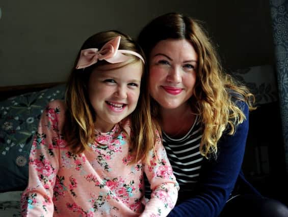 Stacey Clarkin pictured with her daughter Lottie Clarkin at their home at Methley...Picture by Simon Hulme