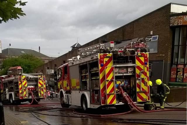 Fire in Rotherham