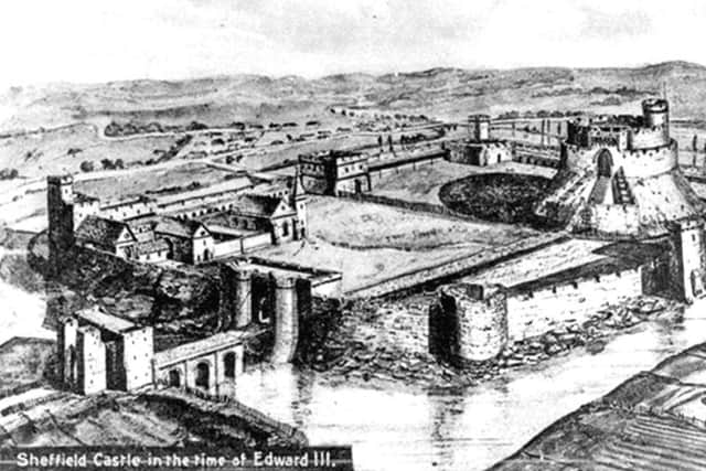 Sheffield Castle in the 13th century.