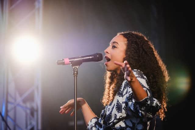Singer Corinne Bailey Rae made a guest appearance at the Symphonic Sounds of Back to Basics in Millennium Square, Leeds. Picture: Tom Arber