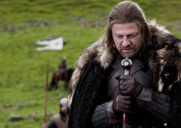 Yorkshire actor Sean Bean as Ned Stark in Game of Thrones. Picture: HBO/Nick Briggs