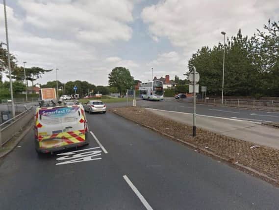 Emergency services were called to Scott Hall Road in Meanwood. Picture: Google