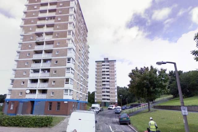 One of the council's tower blocks on Callow Drive